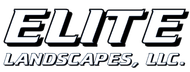 Elite Landscapes, LLC logo in bold black and white text