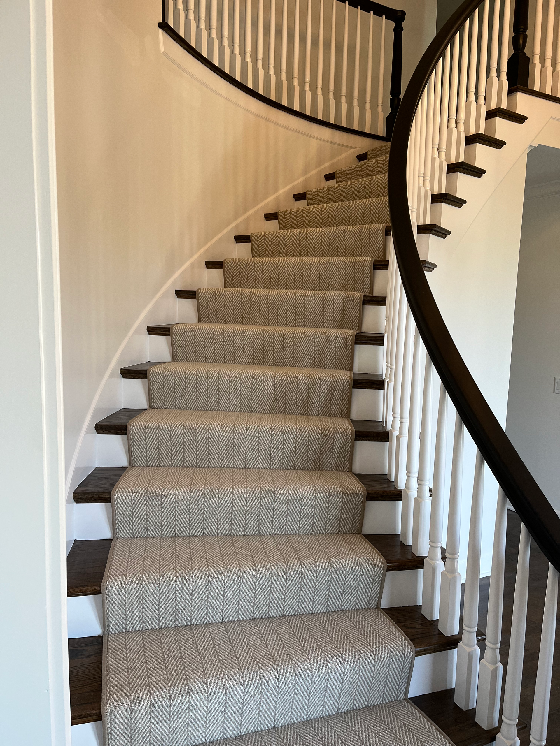 custom stair runner project franklin tn
