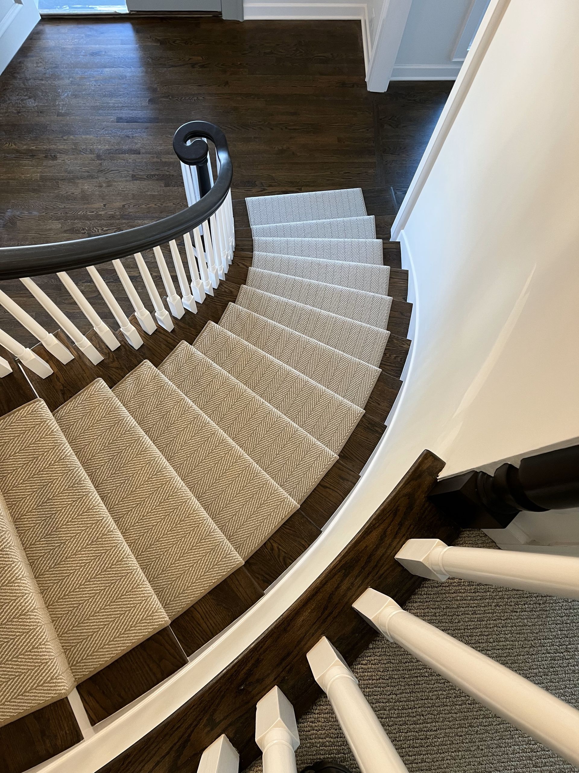 custom stair runner project franklin tn