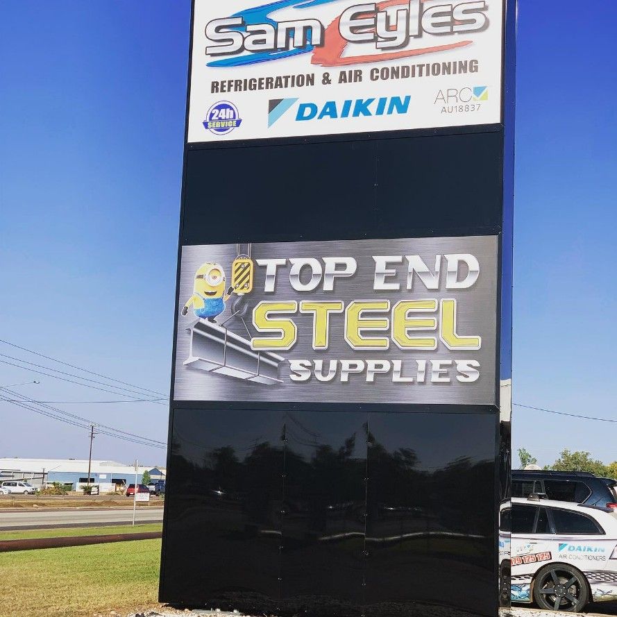 Top End Steel Supplies Signage — Top End Steel Supplies Darwin In Pinelands, NT