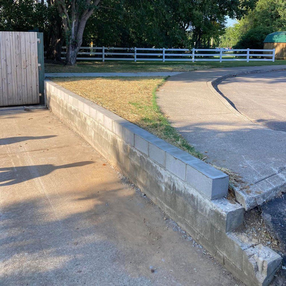Retaining Wall — Nashville, TN — Middle Tennessee Drainage Company