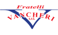 Logo per Fratelli Vancheri srl; testo rosso su forma