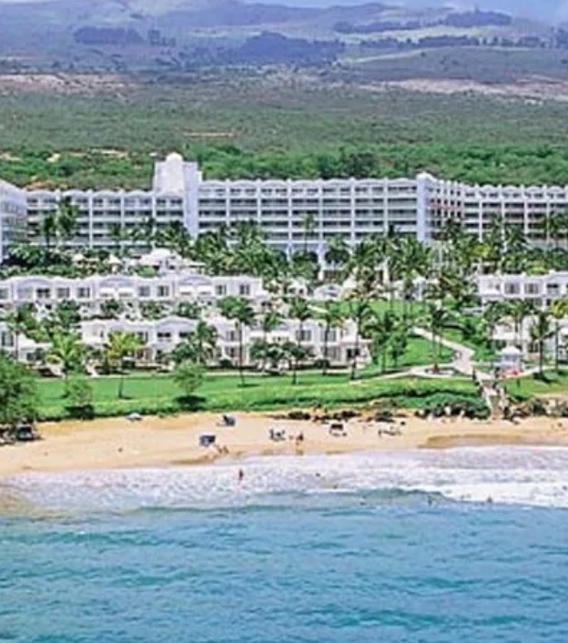 The former Kea Lani Maui Suites and Villas, now a Fairmont hotel.