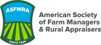 The logo for the american society of farm managers and rural appraisers.