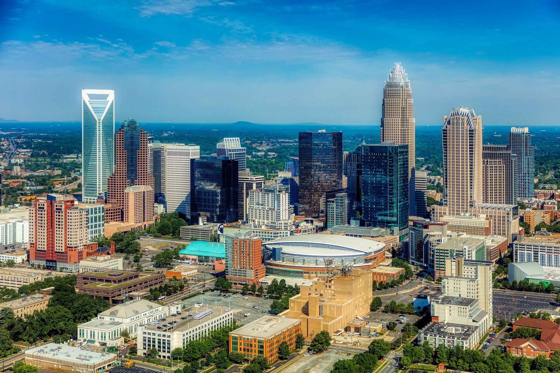 Downtown Charlotte, North Carolina, USA