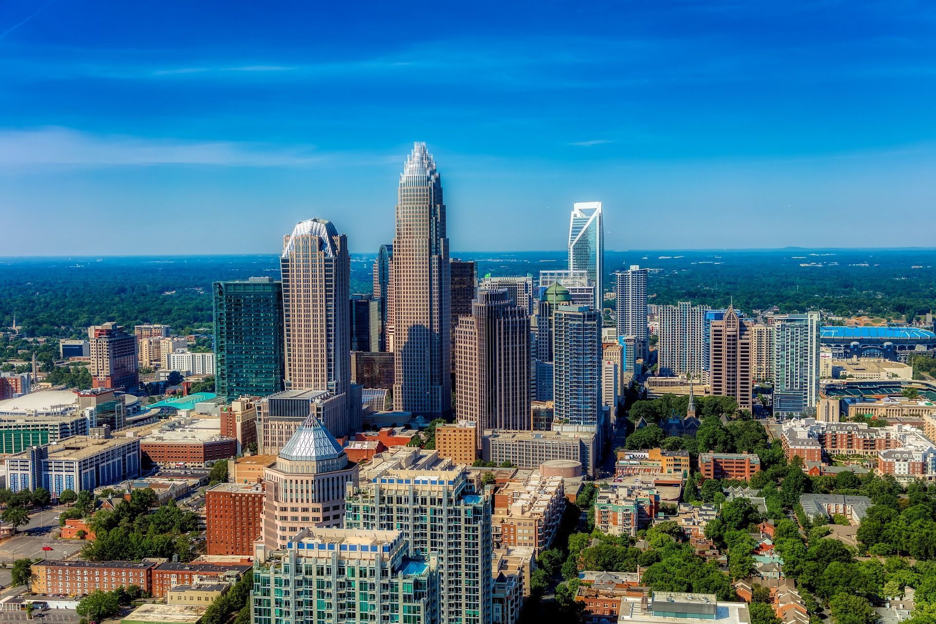 Downtown Charlotte, North Carolina, USA