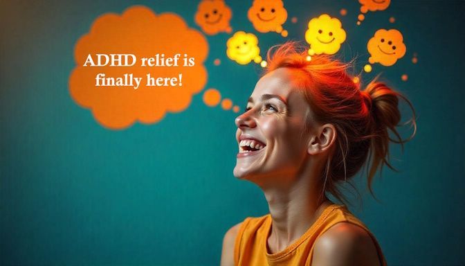 Woman with ADHD has so many thoughts going through her head and finally she sees relief with Hynpotherapy