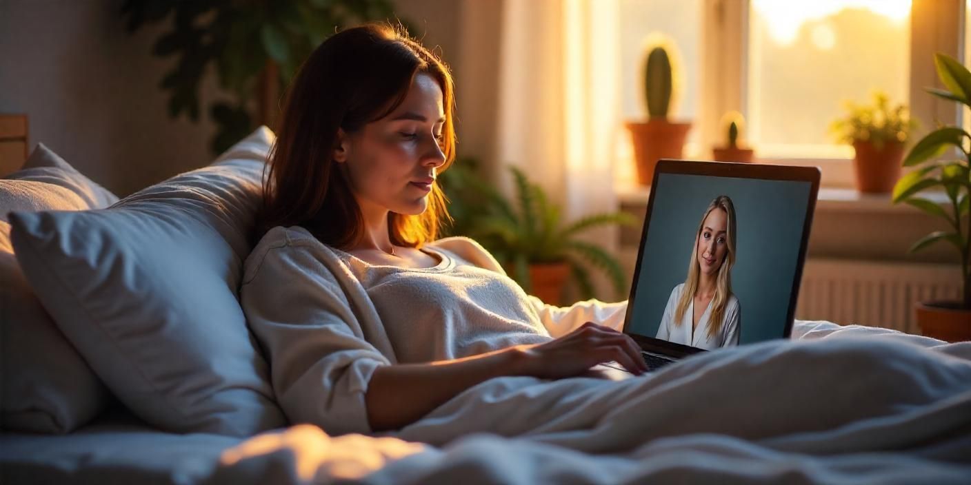 Remote Hypnotherapy Session from the comfort of home