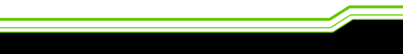Thin green and black horizontal decorative border on a white background