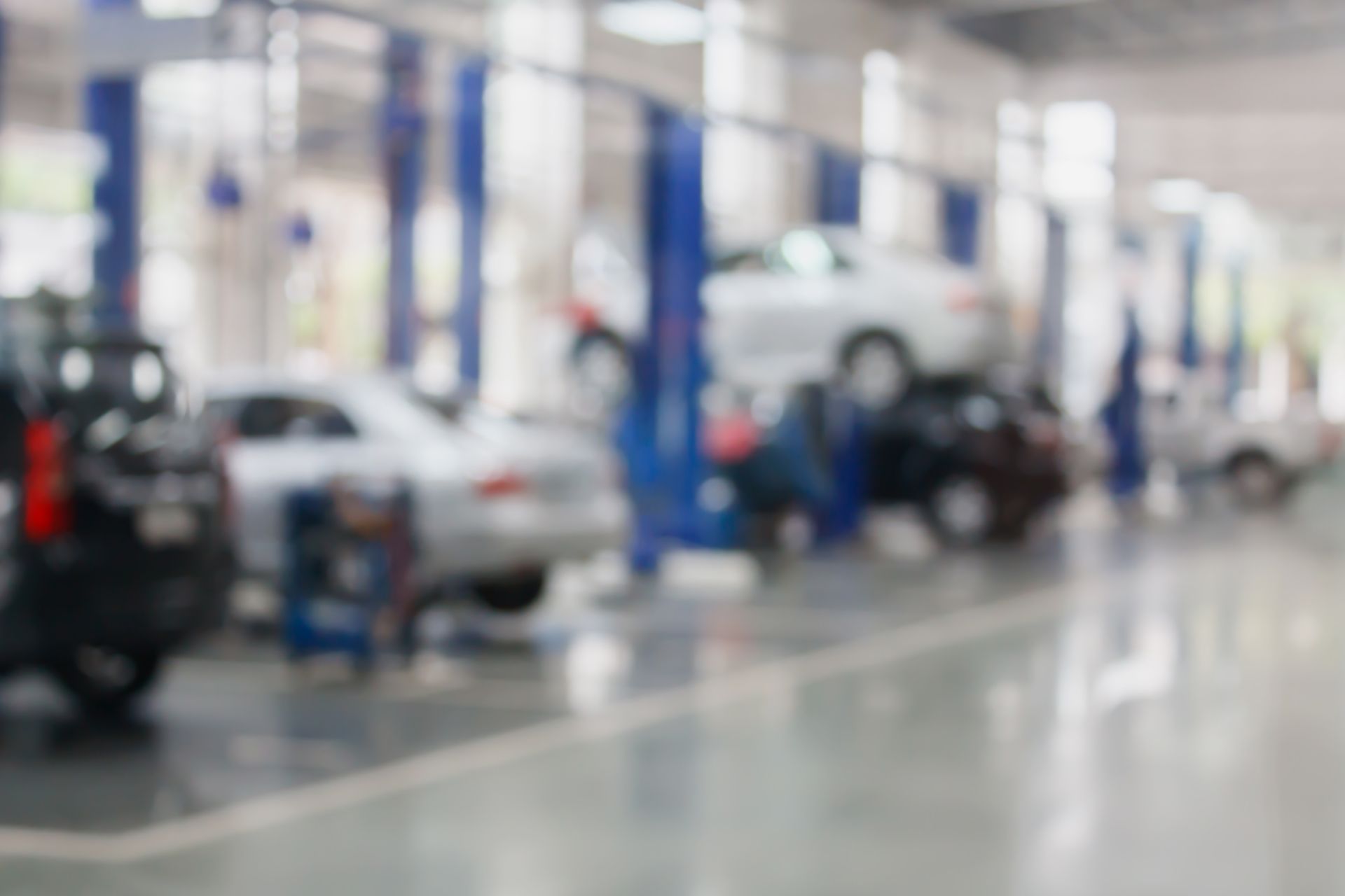 Multiple cars in for repair