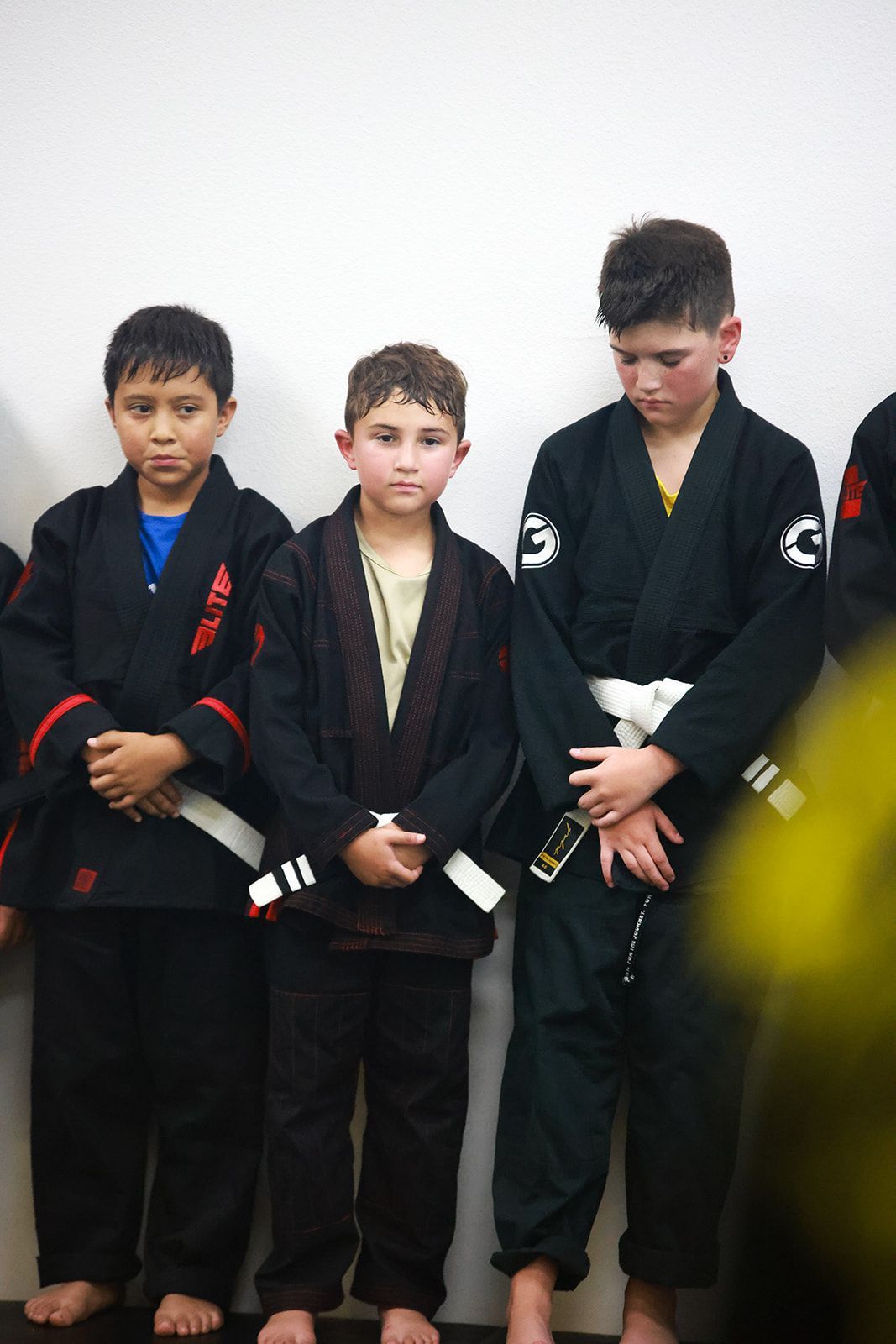 Kids practicing Youth Brazilian Jiu-Jitsu drills at Sugoi Submission in Corpus Christi, TX.
