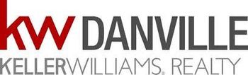 Keller Williams Realty Danville logo in red, gray, and white
