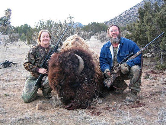 Free range buffalo hunting, Free Range buffalo hunt, Lamont Buffalo