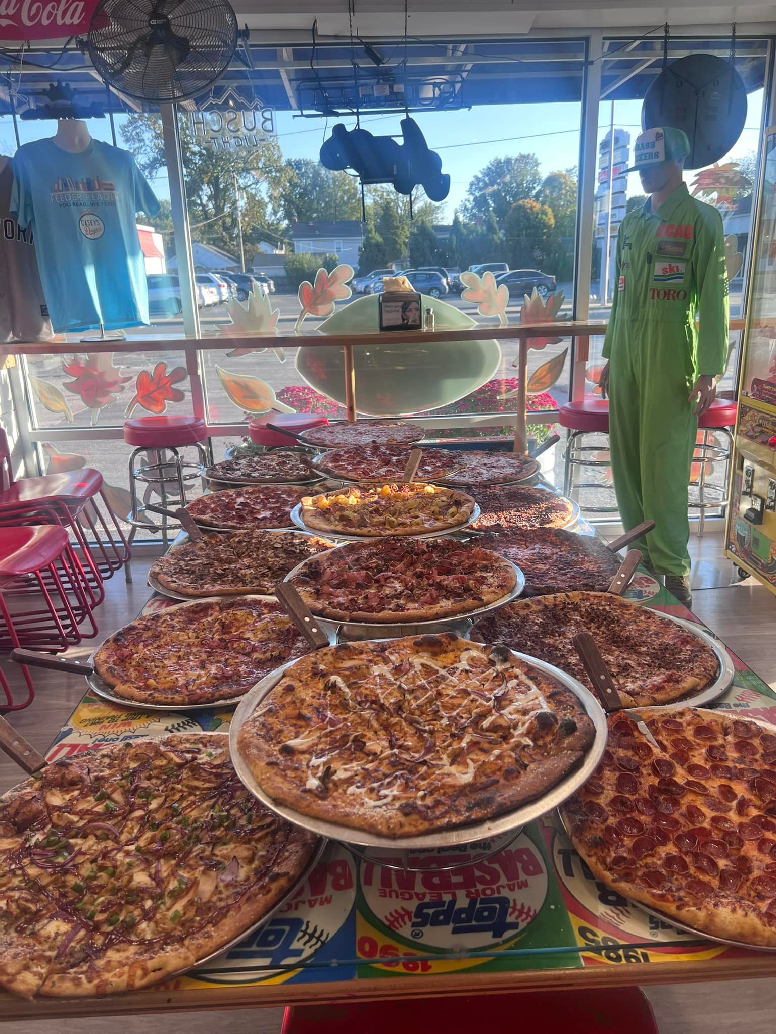 Pizza Menu | Casey's Dugout | Evansville IN