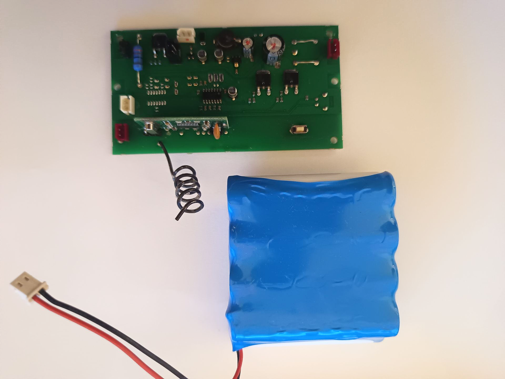 scheda + batteria
