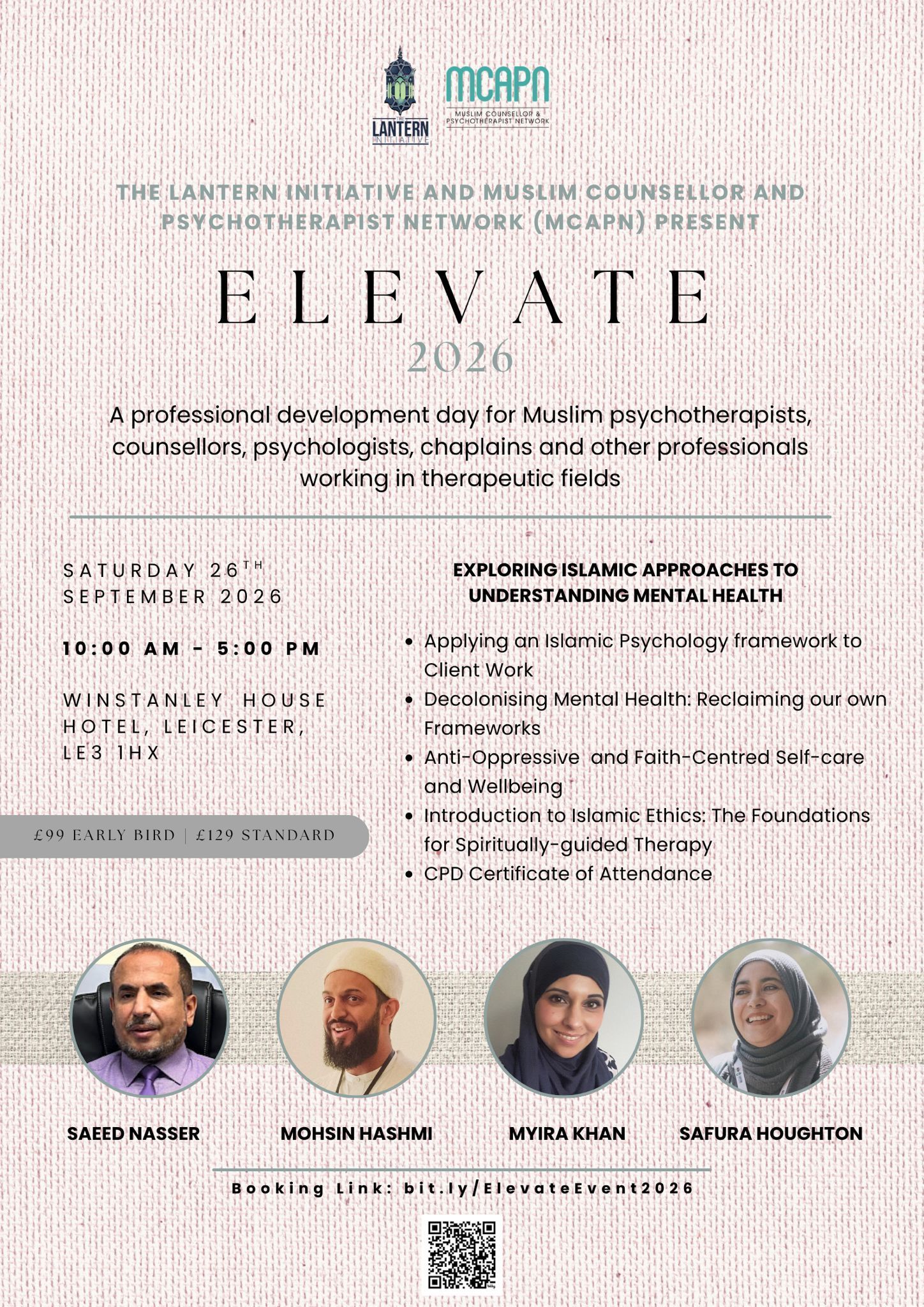 Elevate - ELEVATE 2026: Faith, Power and Practice in Muslim Mental Health