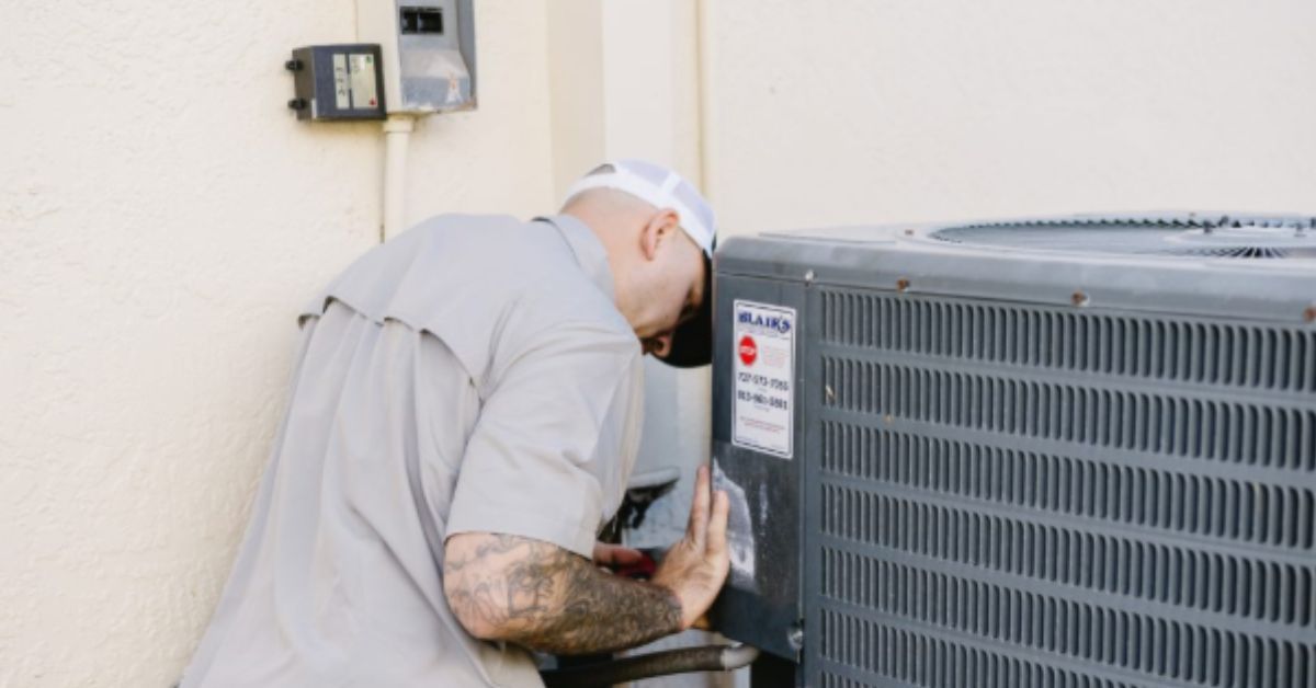 Aaron’s Services LLC technician performing AC Repair Kansas City MO service