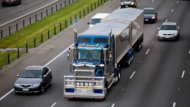 Large Truck Being Driven on Open Road — Ceely's Heavy Vehicle Driver Training & Assessments In Yass, NSW