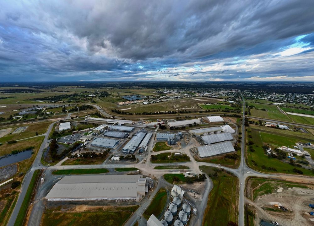 Town of Deniliquin Aerial Shot — Ceely's Heavy Vehicle Driver Training & Assessments In Deniliquin, NSW