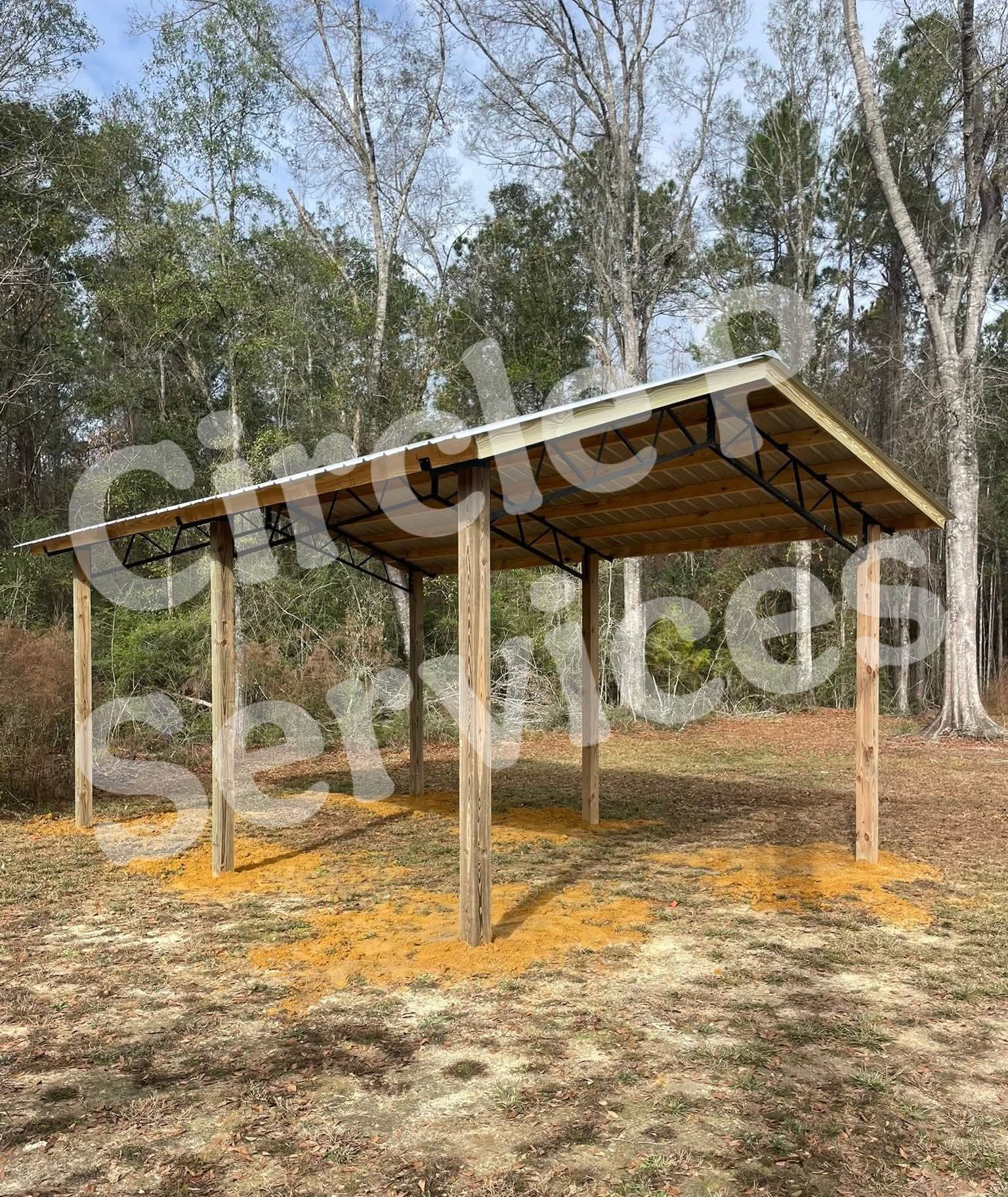 16ft Pole Barn 1