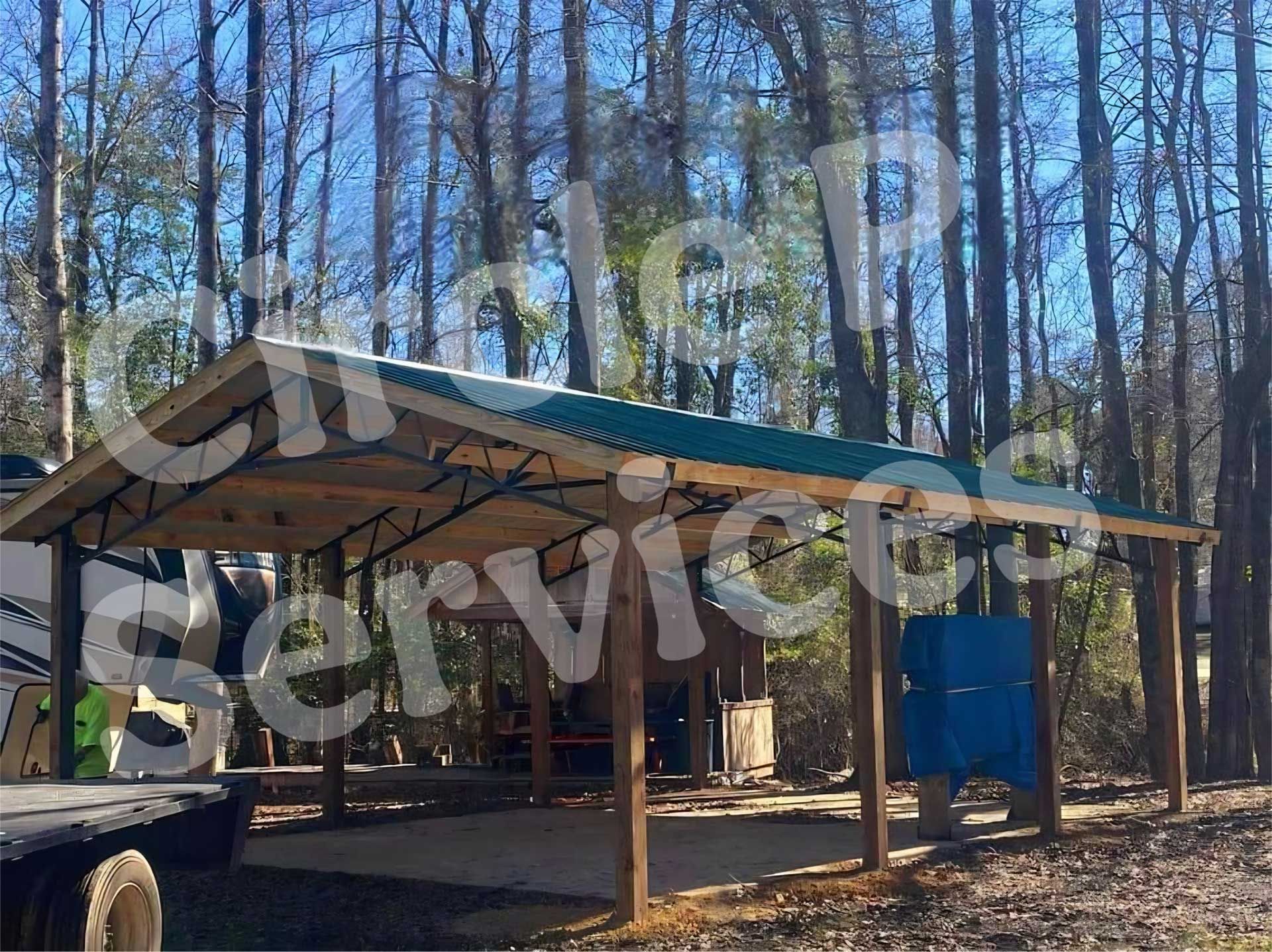 20ft pole barn 2