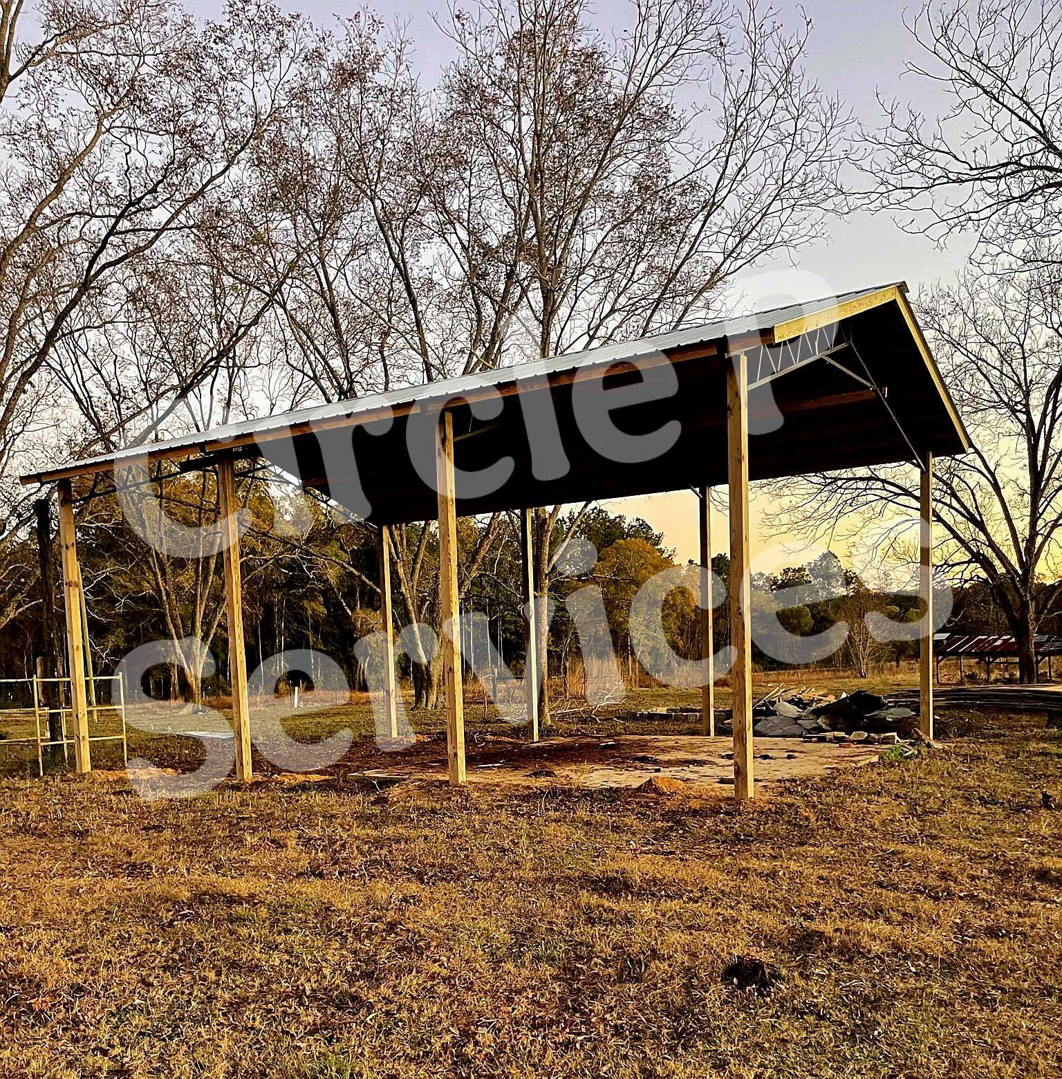 24ft pole barn 4