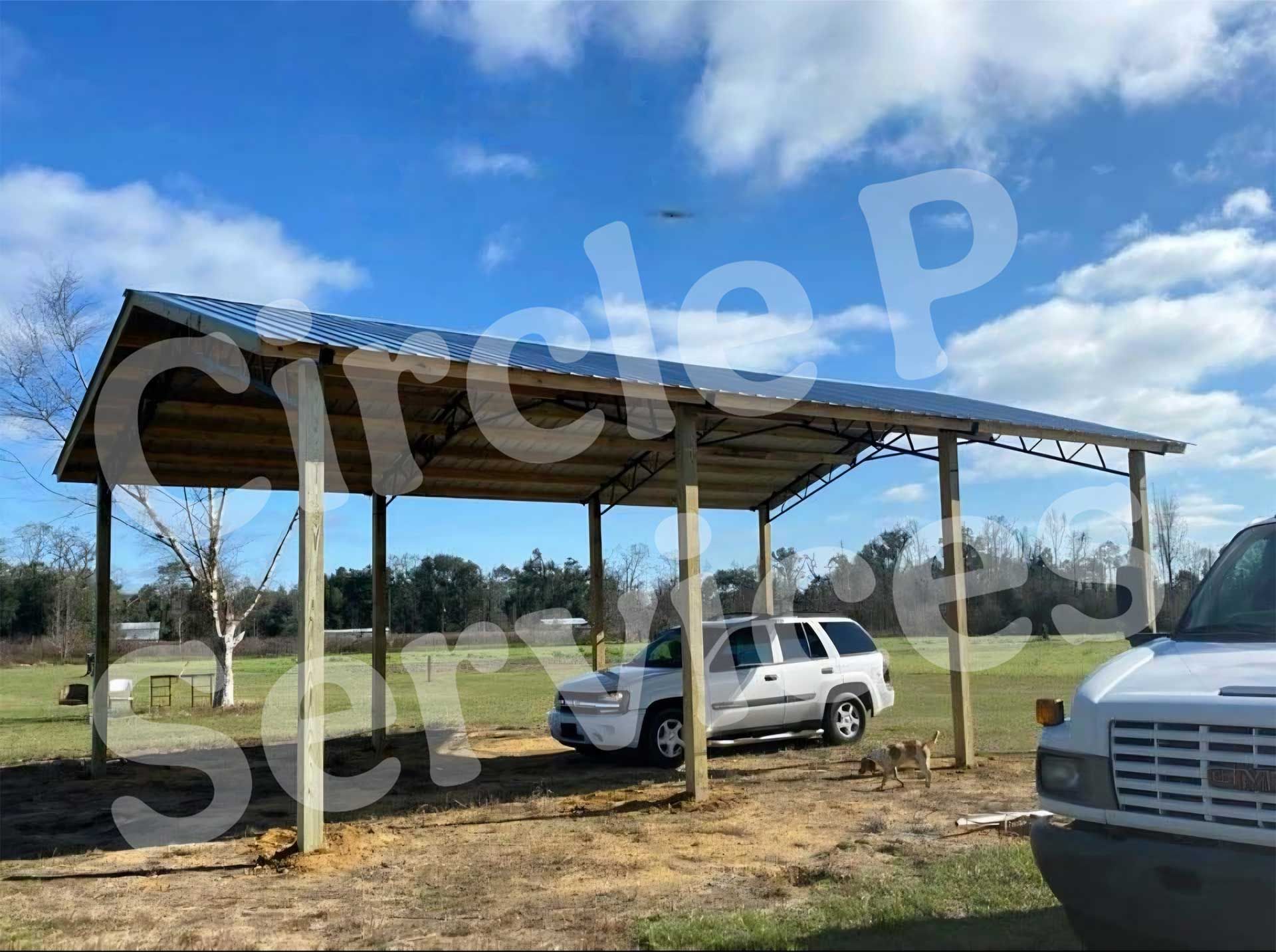 24ft pole barn 5