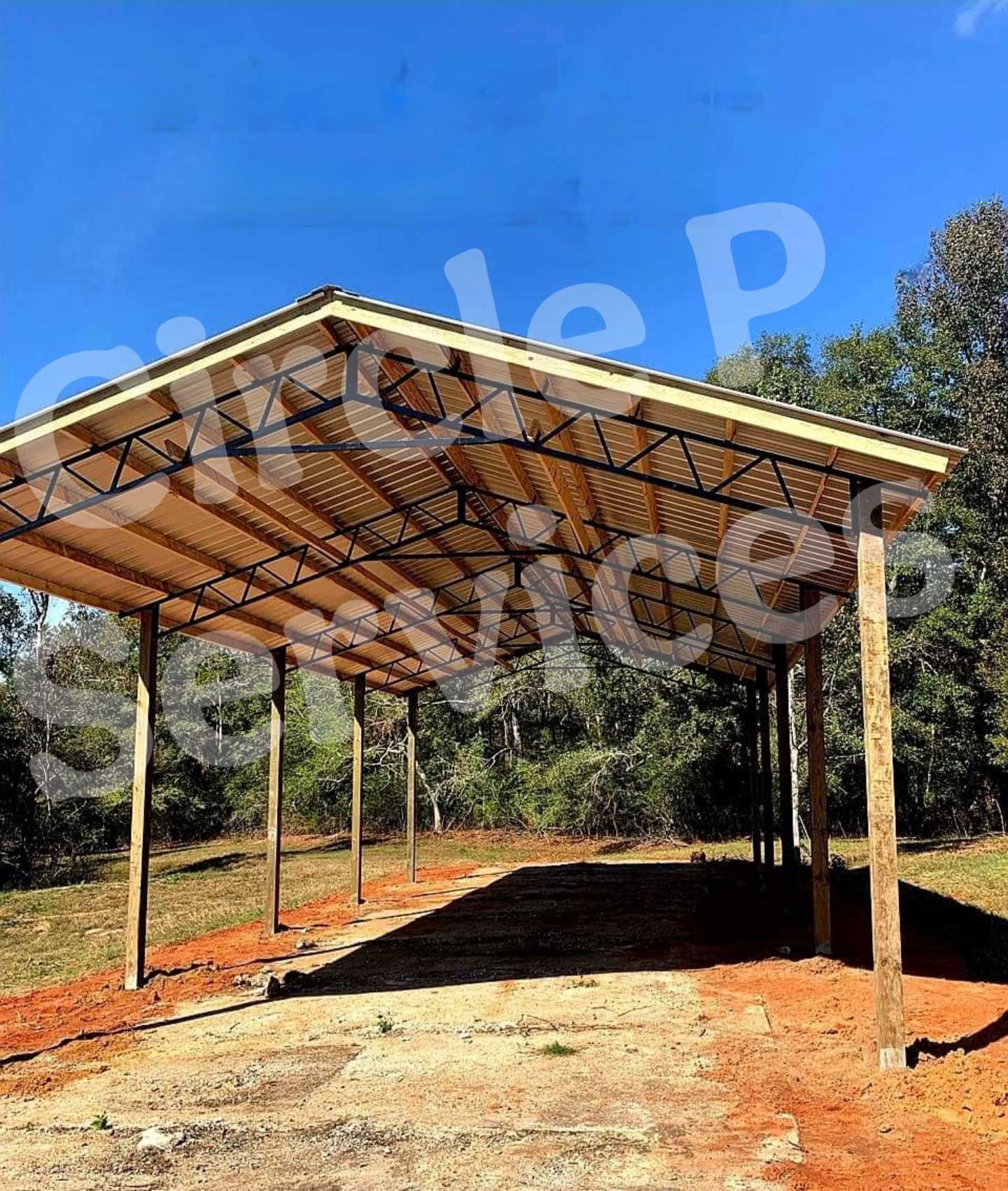 24ft pole barn 9