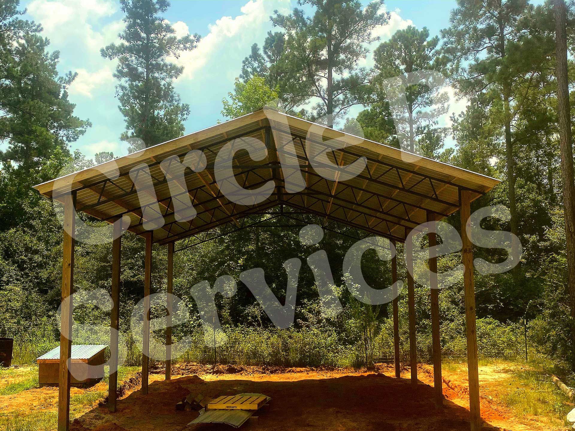 24ft pole barn 15
