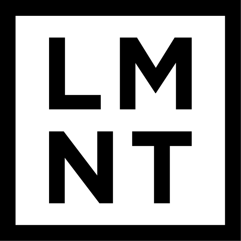 Black-and-white square logo with the letters LM and NT in a grid arrangement