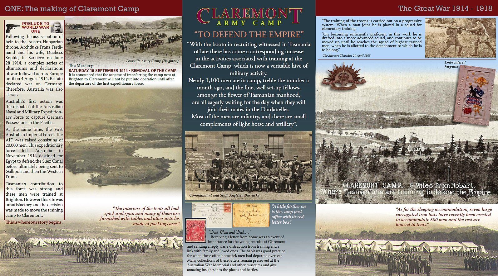 The Making Of Claremont Camp - Claremont RSL