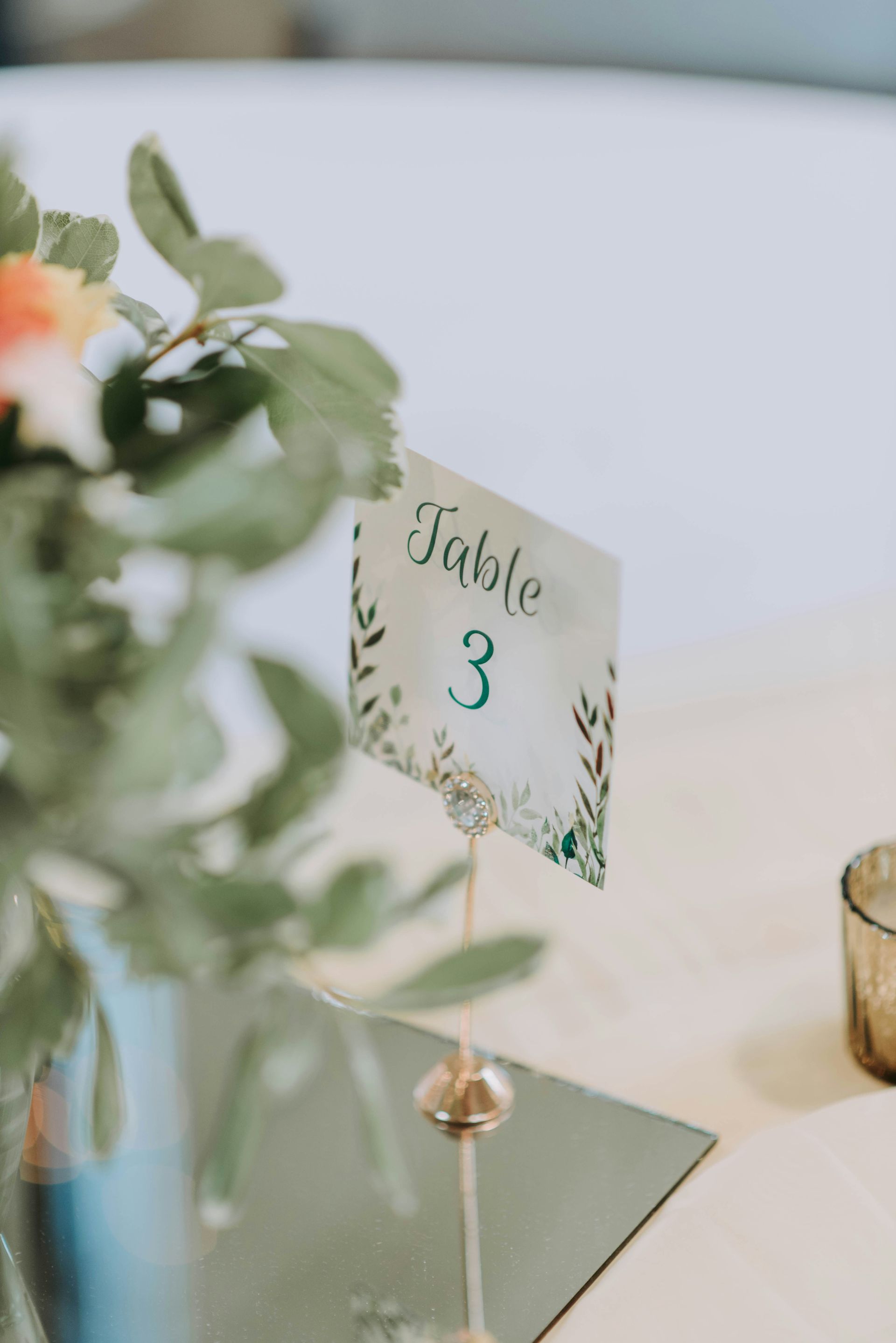 Table Place Holder For Weddings