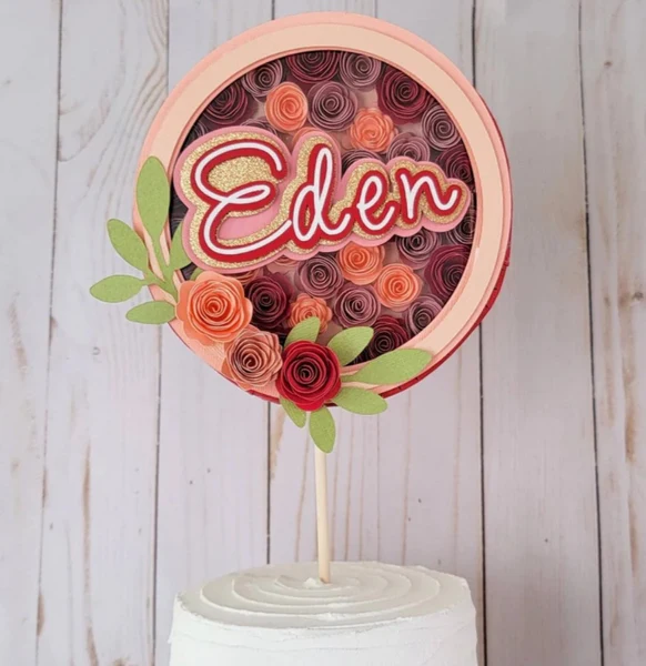 Shadow Cake Topper