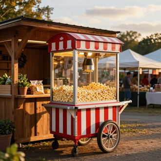 Farmers market stall