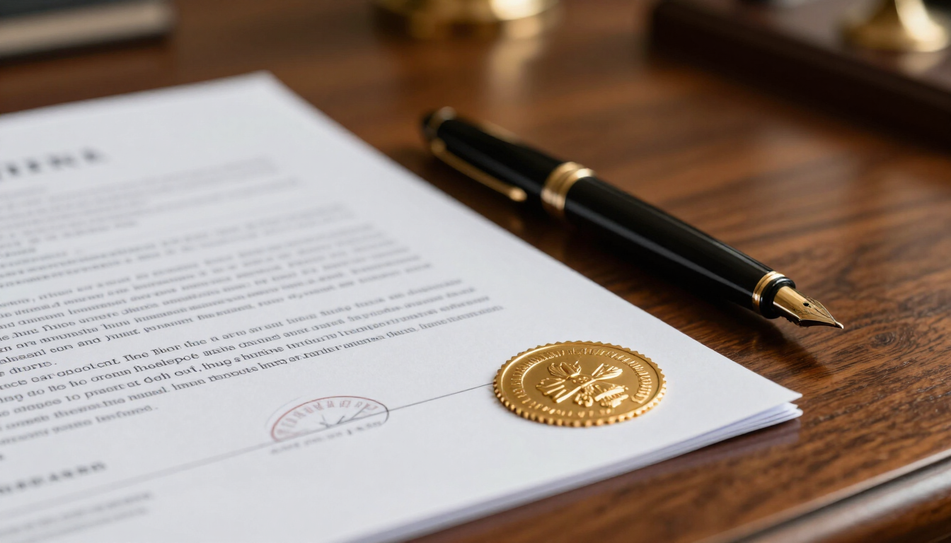 Legal Documents and Seals