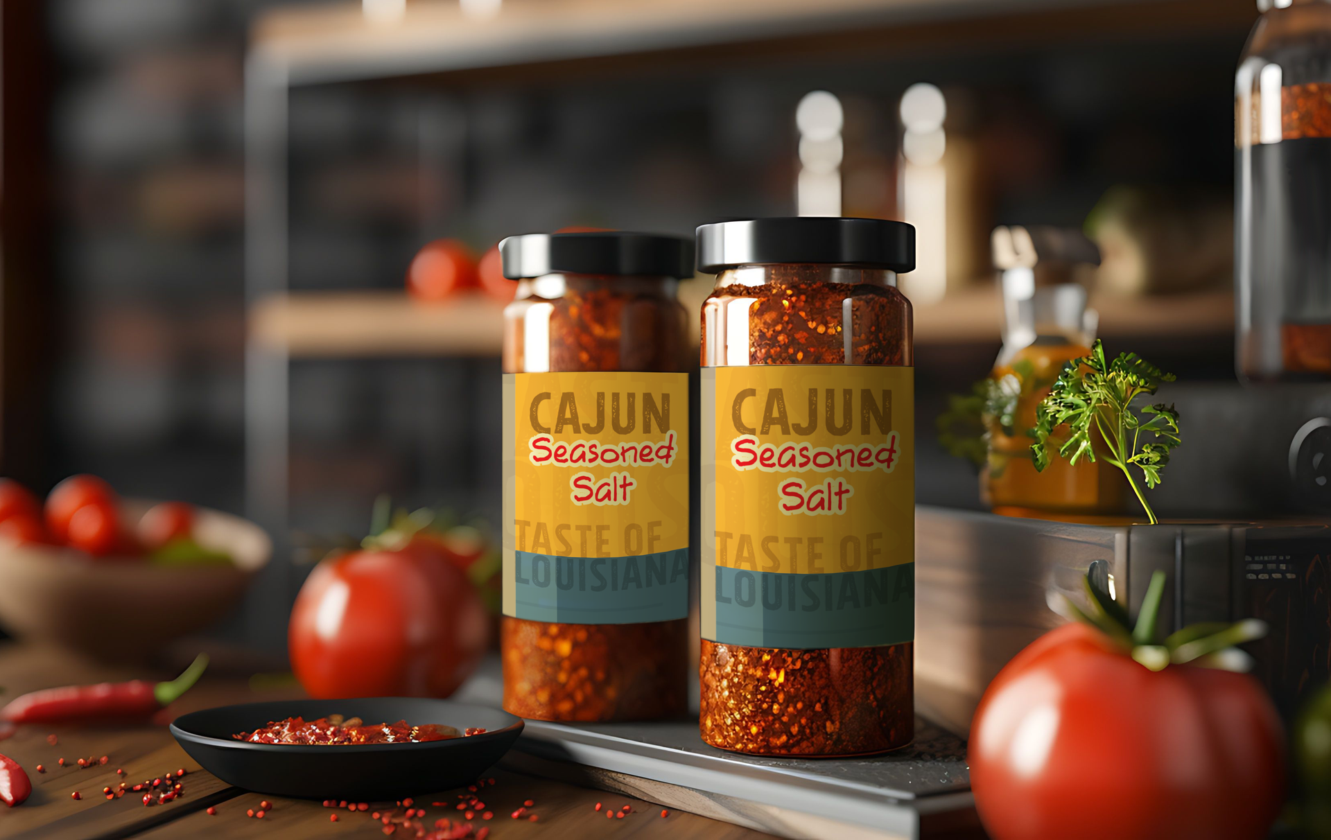K&B 2024 50th anniversary special cajun season salt label 