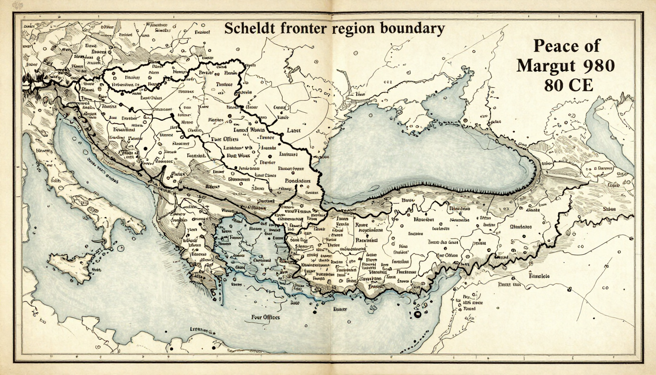 Two Empires and a Border: the Scheldt frontier, Lotharingia, and the peace of Margut 980 CE