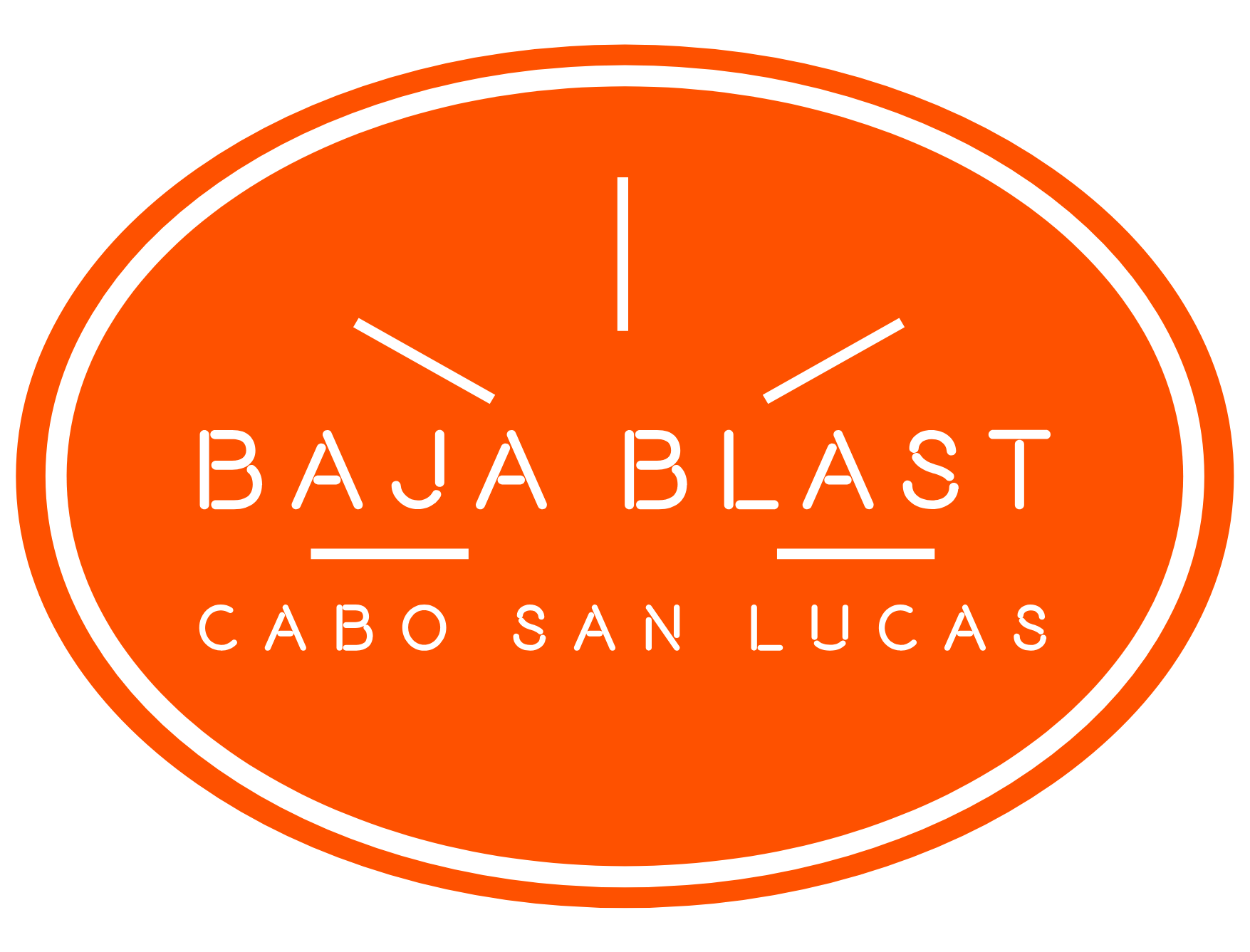 Baja Blast Logo - Light Blue