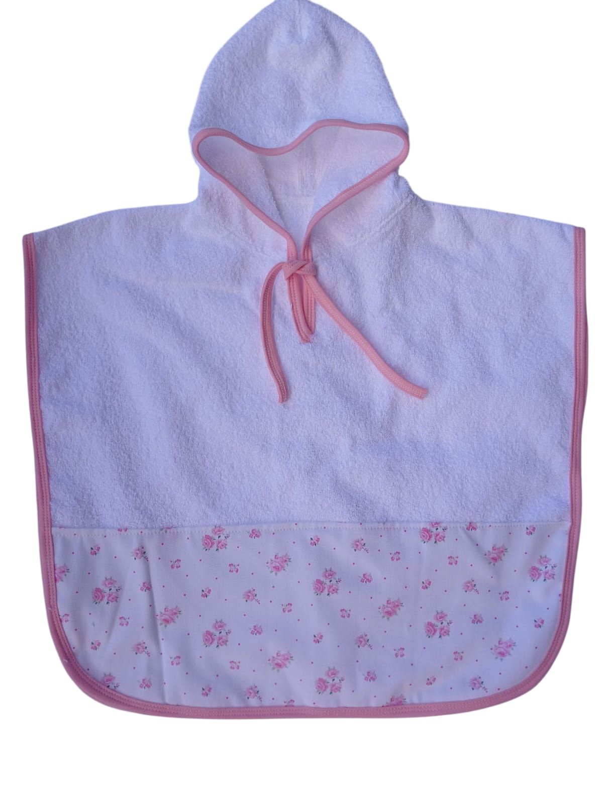 Ponchos de toallas rosa