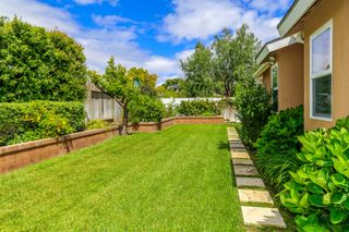 Exterior of grass covered yard