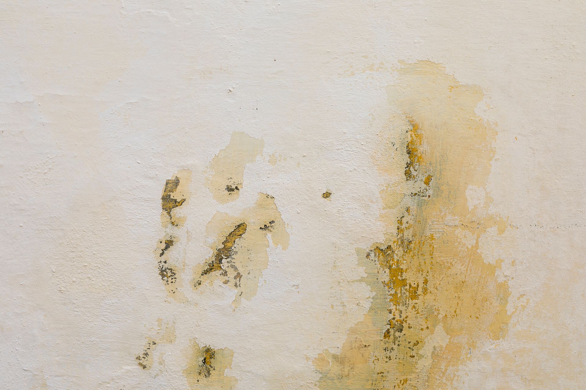 concrete surface with stain