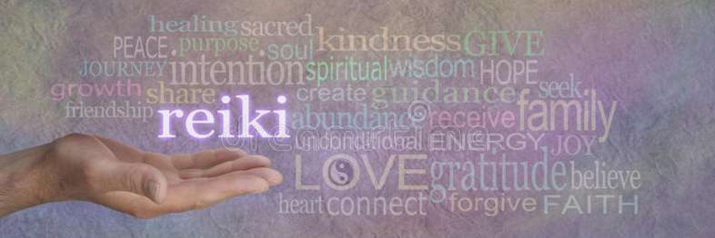 word cloud focusing in Reiki