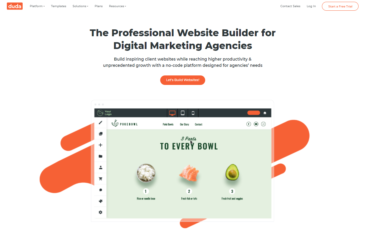 Duda homepage