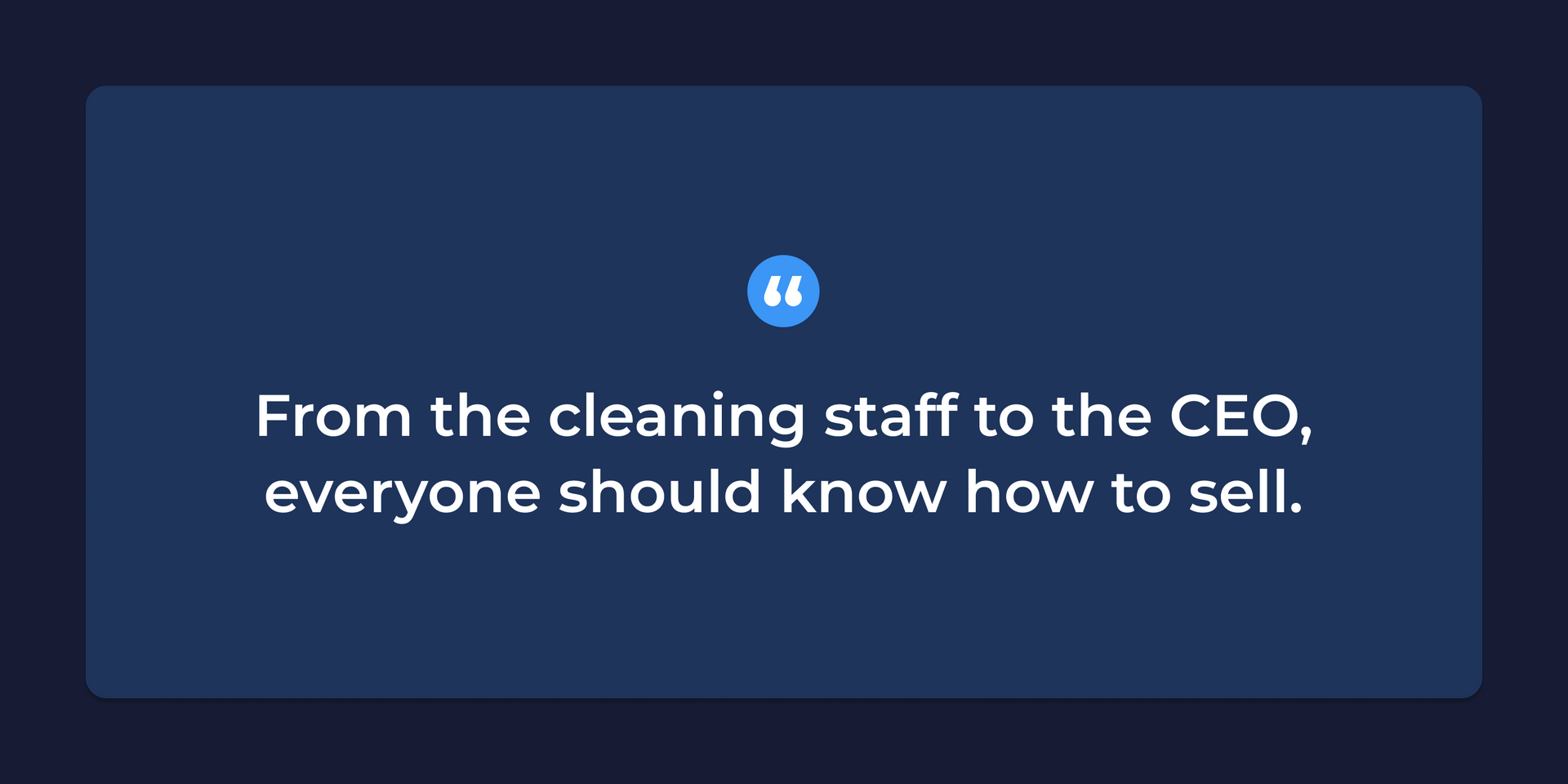 A quote: 