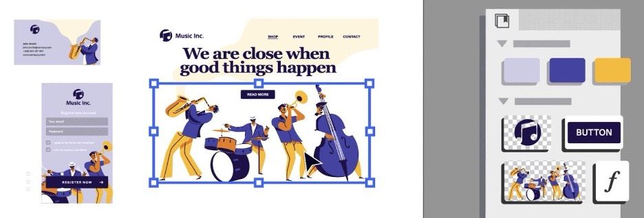 Adobe Creative Cloud Libraries website screenshot
