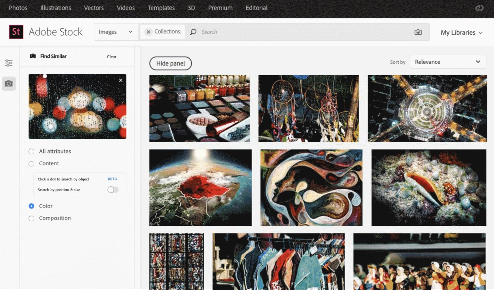 Adobe Stock screenshot