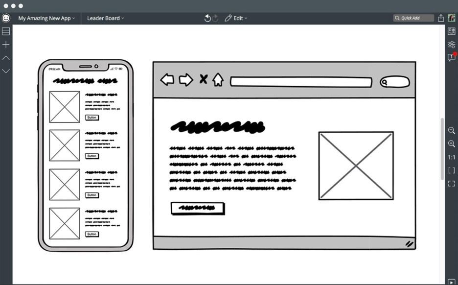Balsamiq website screenshot