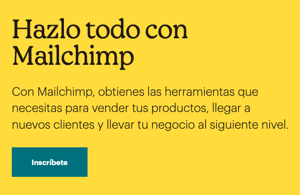 UX Writing Mail Chimp