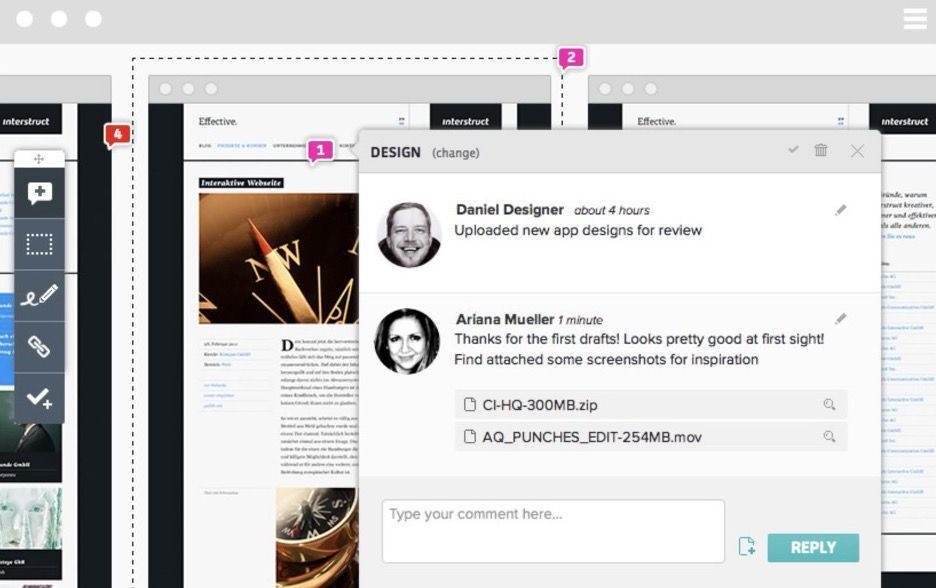 Notism website screenshot