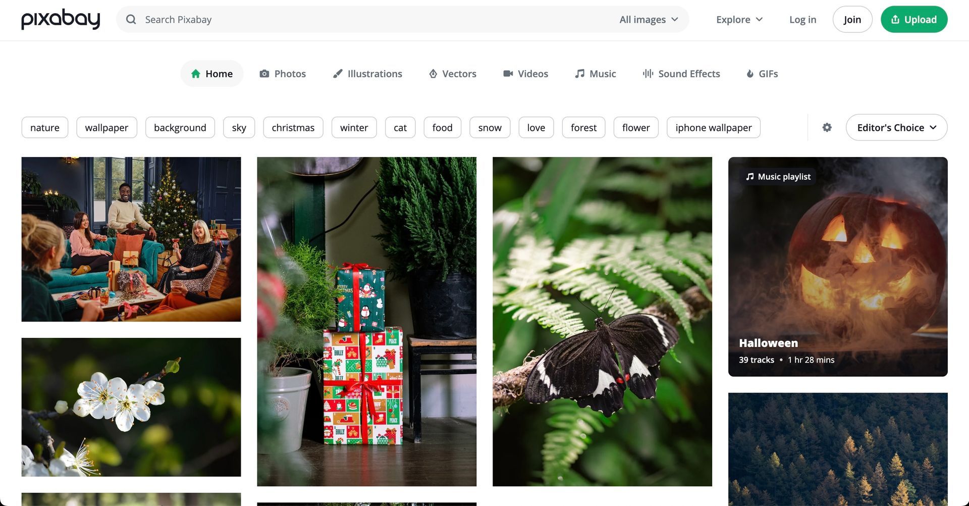Pixabay screenshot